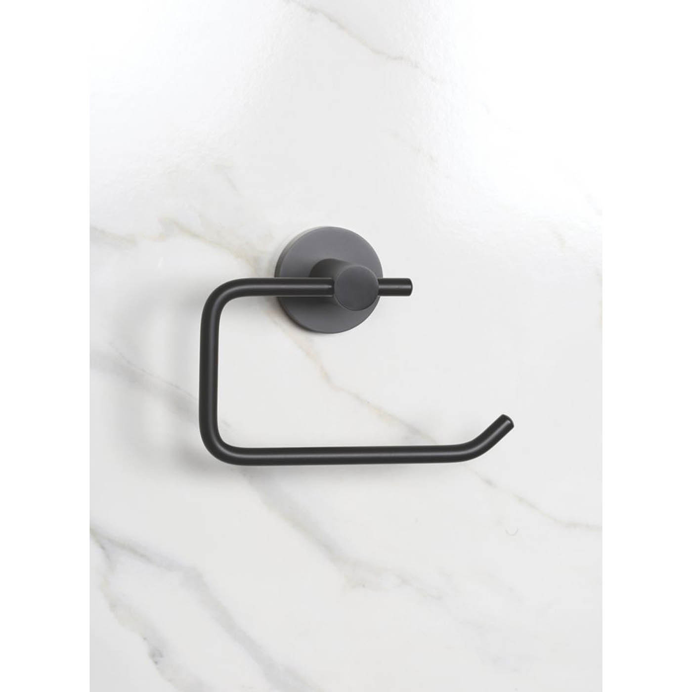 Bristan  Round Toilet Roll Holder Black - Image 3