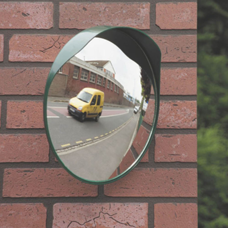 Mottez  300mm Convex Inspection Mirror Green - Image 1