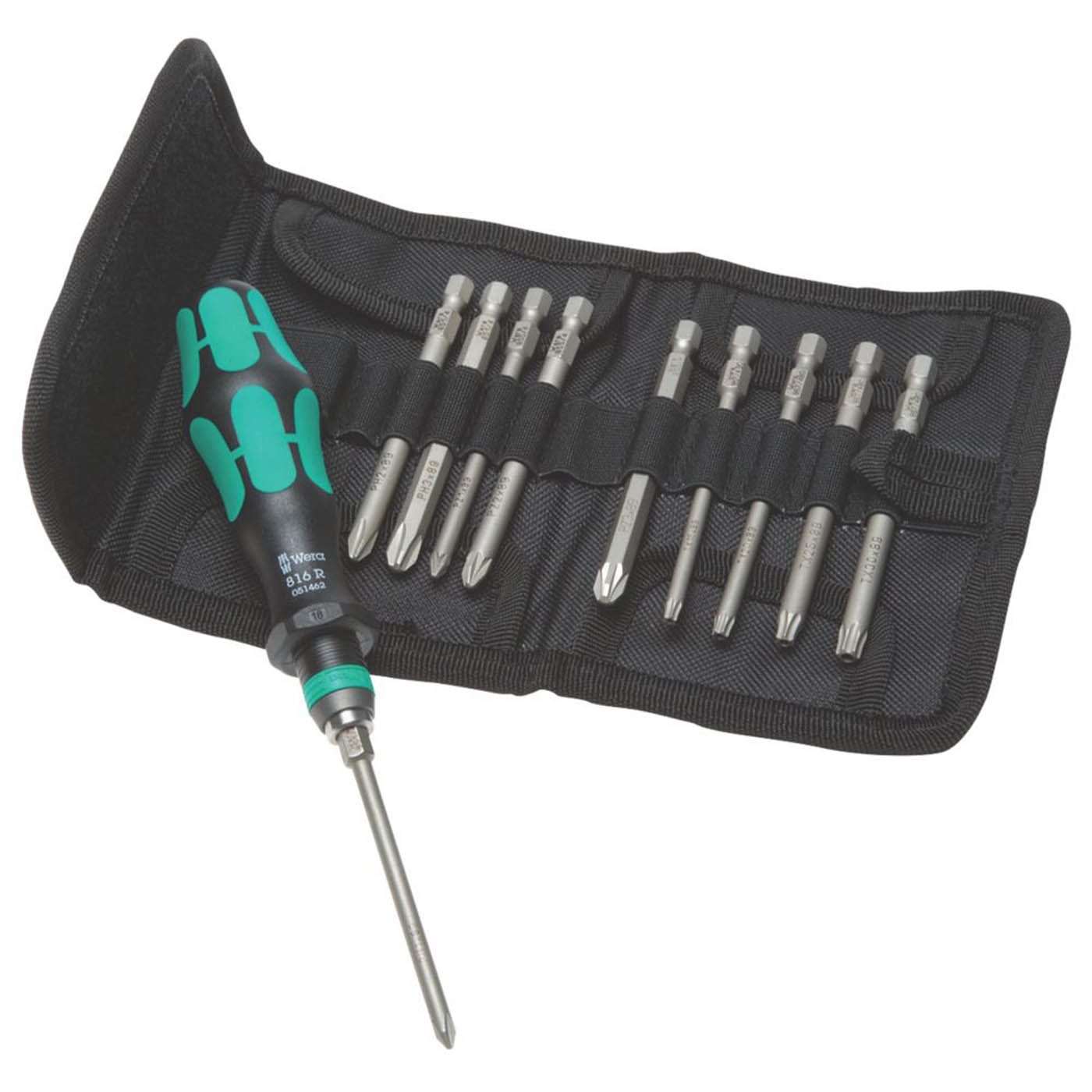 Wera Screwdriver Set Kraftform Kompakt  Interchangeable  11 Pieces - Image 1