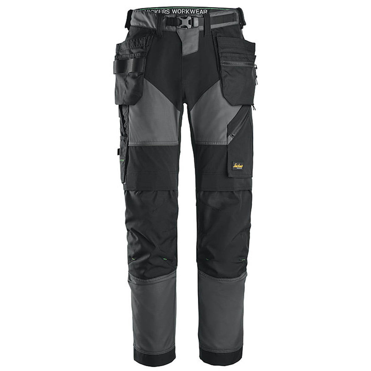 Snickers Work Trousers Mens Regular Fit Grey Stretch Multi Pockets 33W 30L - Image 1