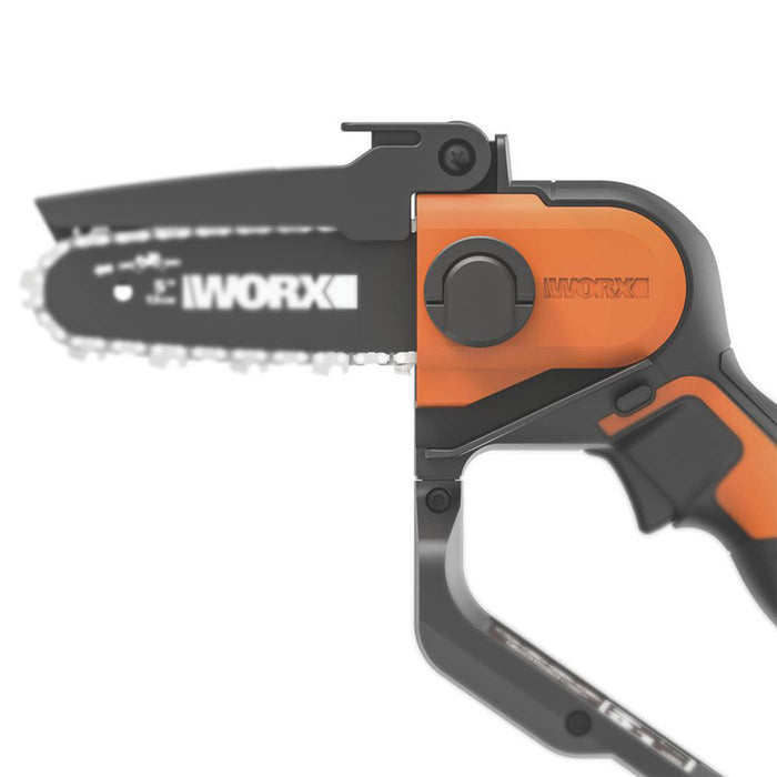 Worx Pruning Chainsaw WG324E Cordless 20V Lithium PowerShare 12cm Bar 1 x 2.0Ah - Image 3