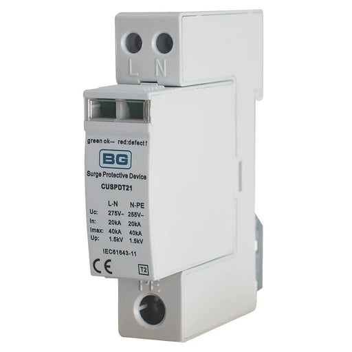 British General Surge Protection Device Fortress 275V Double Pole SPD Type2 IP20 - Image 1