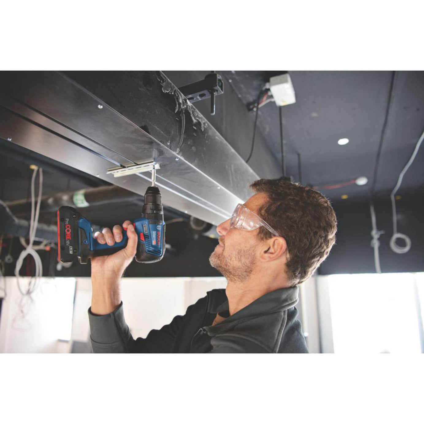 Bosch Combi Drill Cordless 18V 2x5.0Ah Li-Ion GSB18V-55 Compact Brushless - Image 5