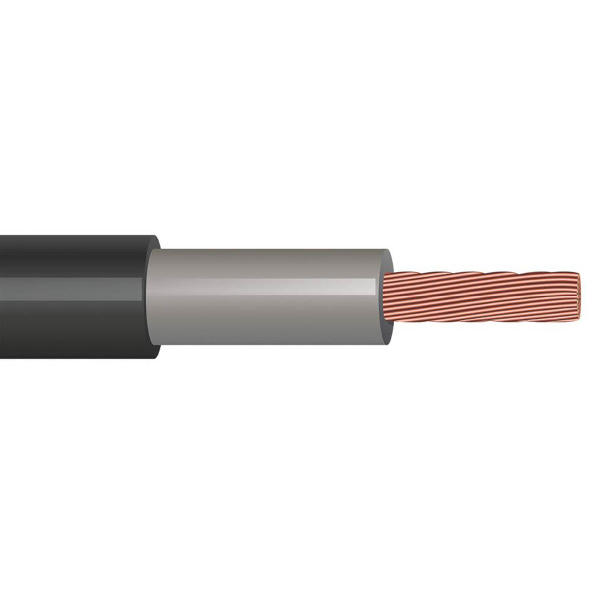 Time Solar Cable H01Z2Z2-K Black 1 Core 6mm² Round Fire Retardant Drum 100m - Image 1