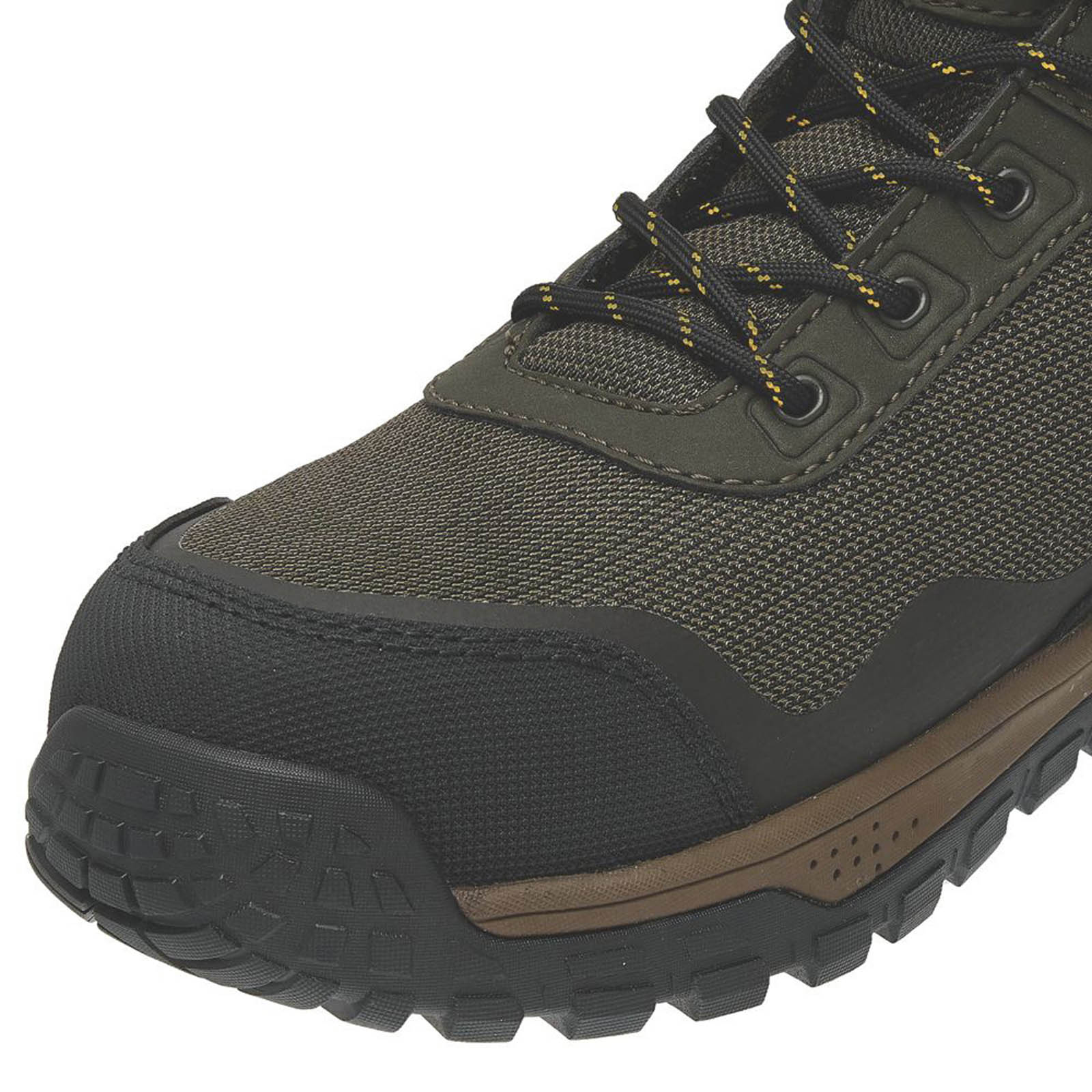 Stanley Safety Boots Mens Wide Fit Olive Green Waterproof Steel Toe Size 7 - Image 2