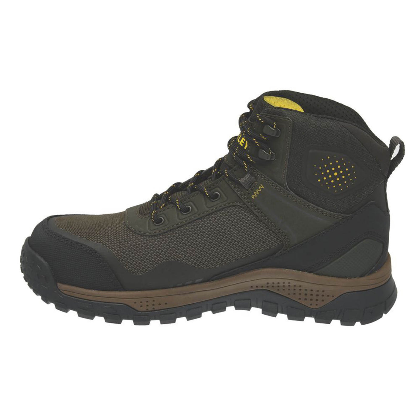 Stanley Safety Boots Mens Wide Fit Olive Green Waterproof Steel Toe Size 7 - Image 4