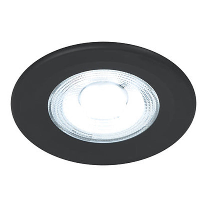 LED Downlights Smart Fire Rated RGB Matt Black Dimmable Via App Round Pack of 3 - Image 3