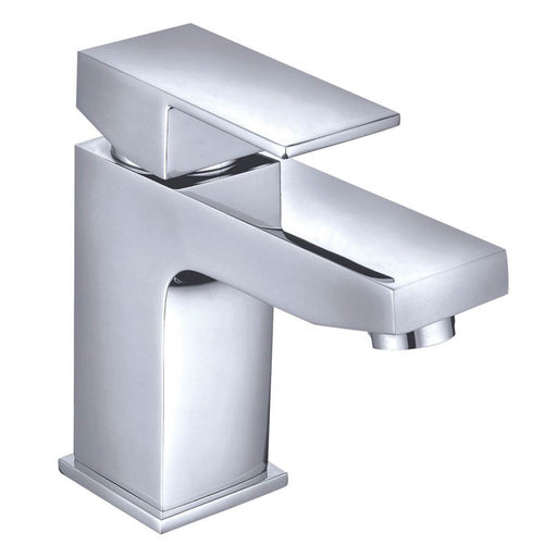 Bathroom Basin Tap Mono Mixer Chrome Single Lever 1/4 Turn Brass Contemporary - Image 1