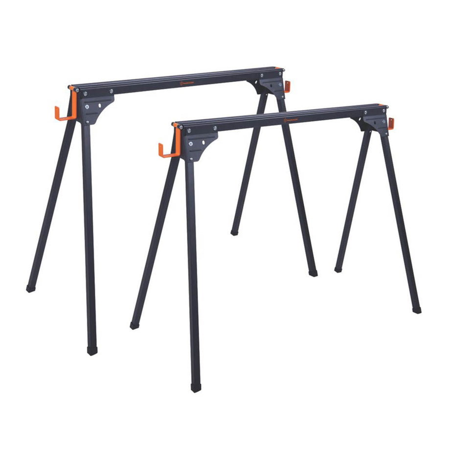 Sawhorse Trestles Workplace Support Bars Cutting Stands Work Bench Pair 860mm - Image 1