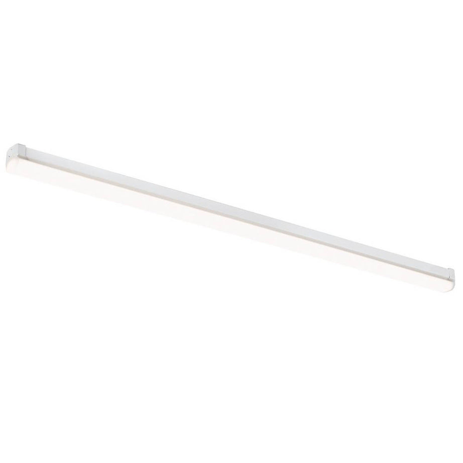 4lite Batten LED Light Single 4ft Variable White Polycarbonate White Slim - Image 1