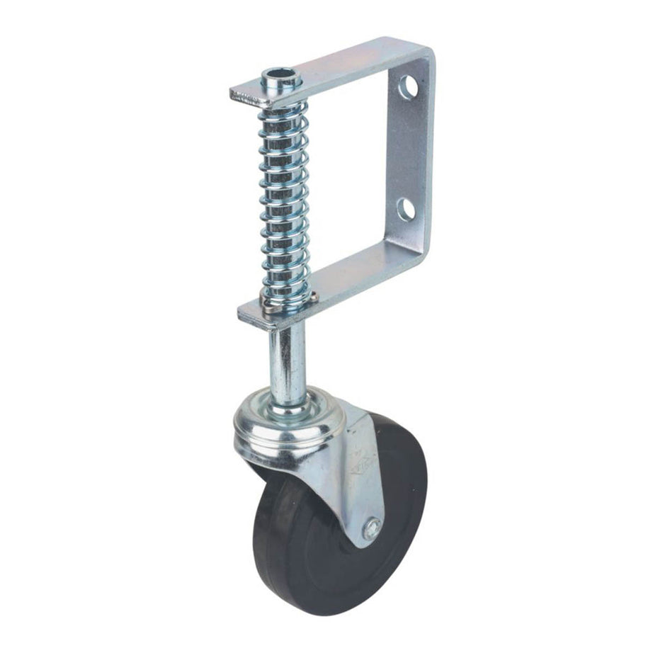 GateMate Medium Duty Gate Wheel 100mm Silver - Image 1