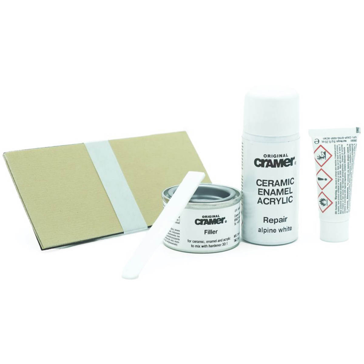 Cramer Bathroom Repair Kit CRA16080EN 50ml Acrylic Ceramic Enamel Minor Damage - Image 1