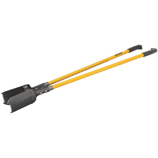Post Hole Digger Sharp-Edge Ergonomic Grip Shovel Spade Heavy Duty Carbon Steel - Image 1