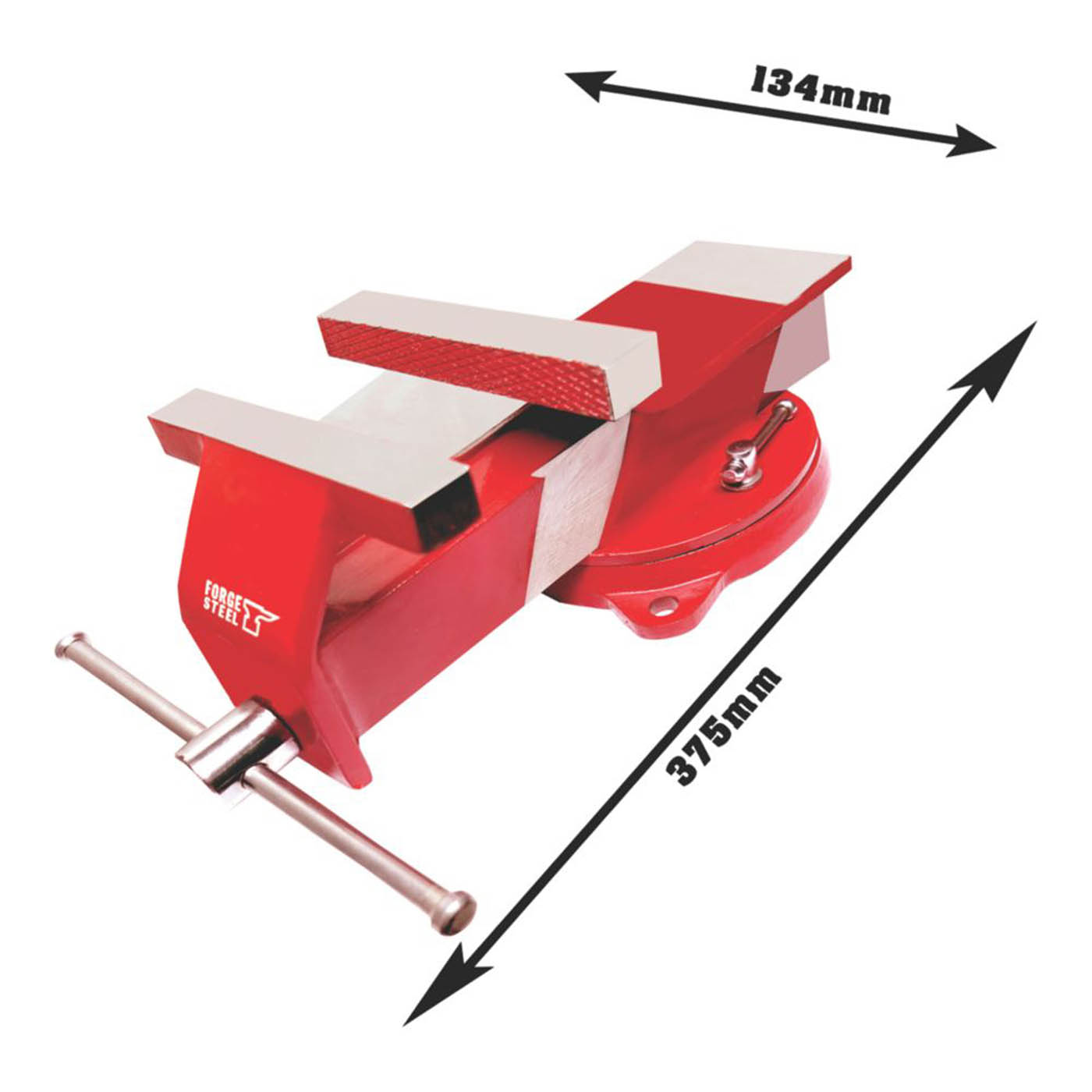 Forge Steel Workshop Vice 4.64" (118mm) - Image 4