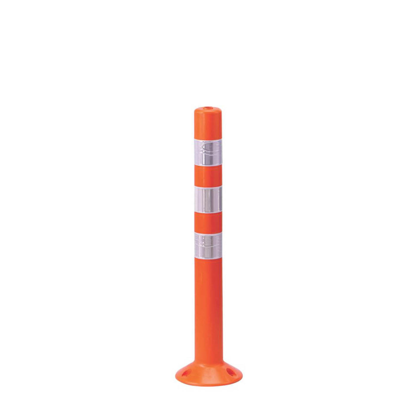 Mottez High Visibility Bollard Orange 800mm Flexible Post Car Parking Driveway - Image 1