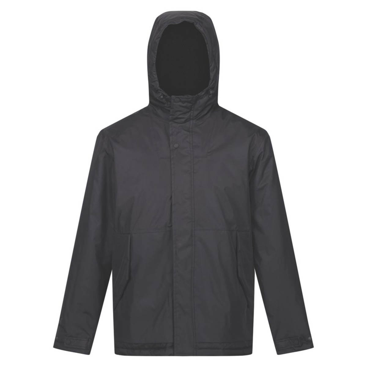 Regatta Jacket Waterproof Work Black Lightweight Warm Lining Medium Size 40" Chest - Image 1