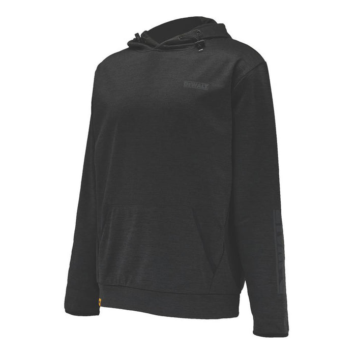 DeWalt Mens Sweatshirt Hooded Black Breathable Lightweight Large 41-43" Chest - Image 3