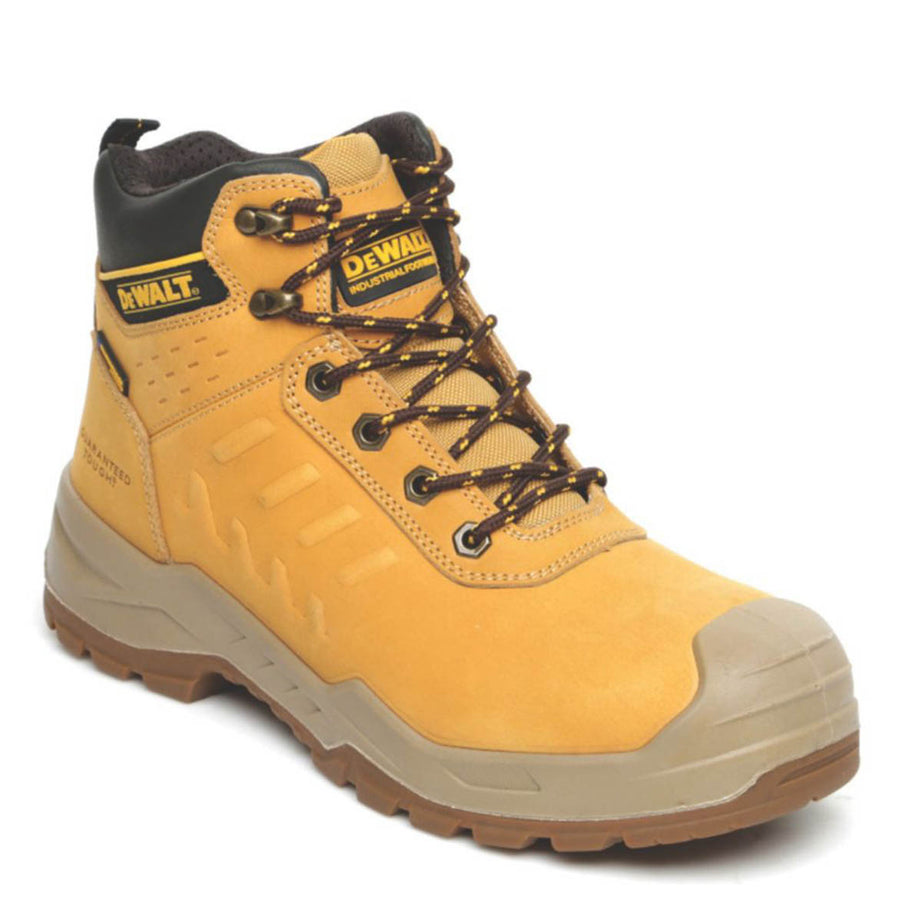 DeWalt Safety Boots Mens Standard Fit Leather Waterproof Steel Toe Cap Size 7 - Image 1