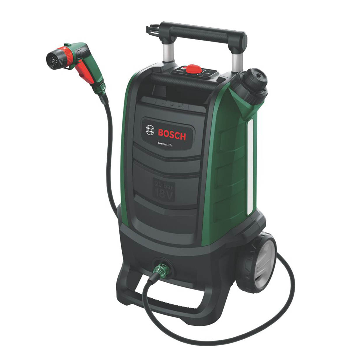 Bosch Pressure Washer Cordless Fontus Handle Gen II 20bar 18V 1 x 2.5Ah Li-Ion - Image 3