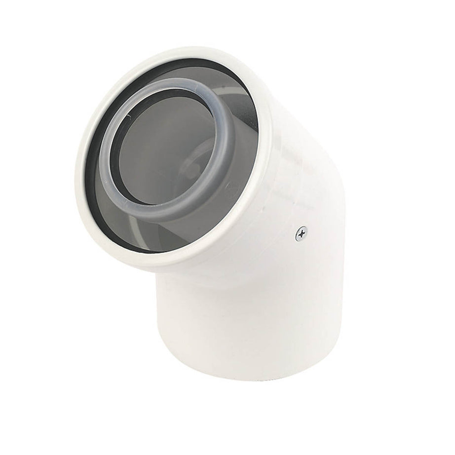 Worcester Bosch Elbow 60/100mm 45° 2 Pack - Image 2