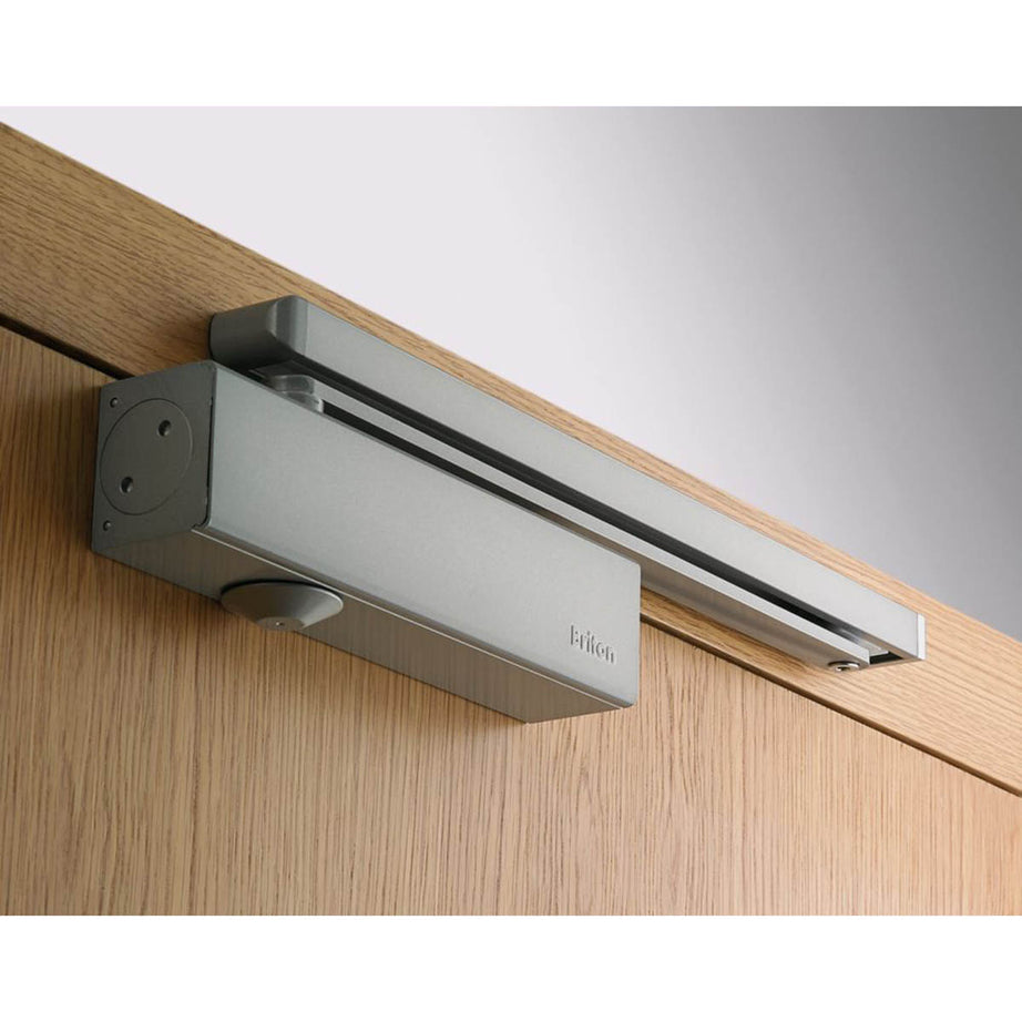 Briton Overhead Door Closer Silver 2320B.T.SES Fire Rated Adjustable Max 80 kg - Image 3
