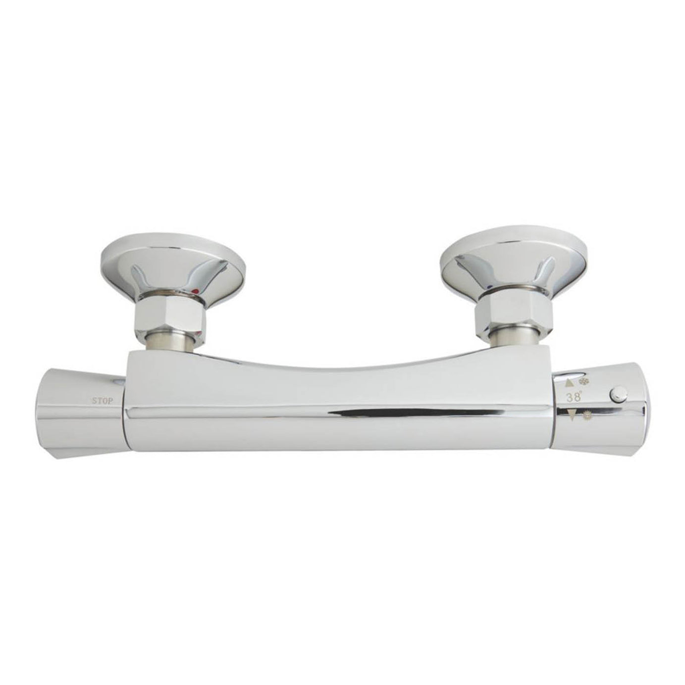 Highlife Bathrooms Shower Valve Bar Thermostatic Slim Single Outlet Chrome - Image 2