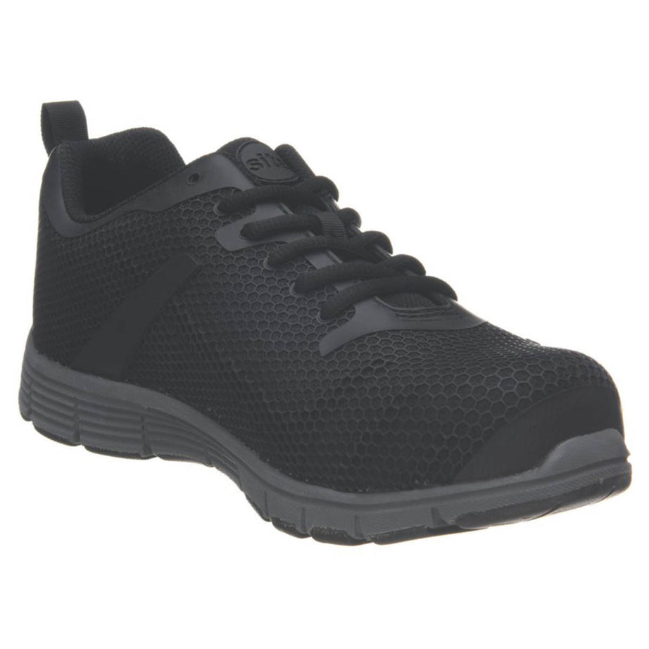 Site Safety Trainers Mens Wide Fit Black Breathable Work Boots Steel Toe Size 14 - Image 1