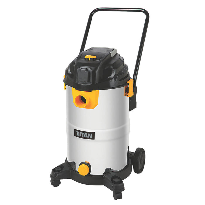 Titan Wet And Dry Vacuum Cleaner Electric Hoover Wheeled Heavy Duty 1500W 40Ltr - Image 2