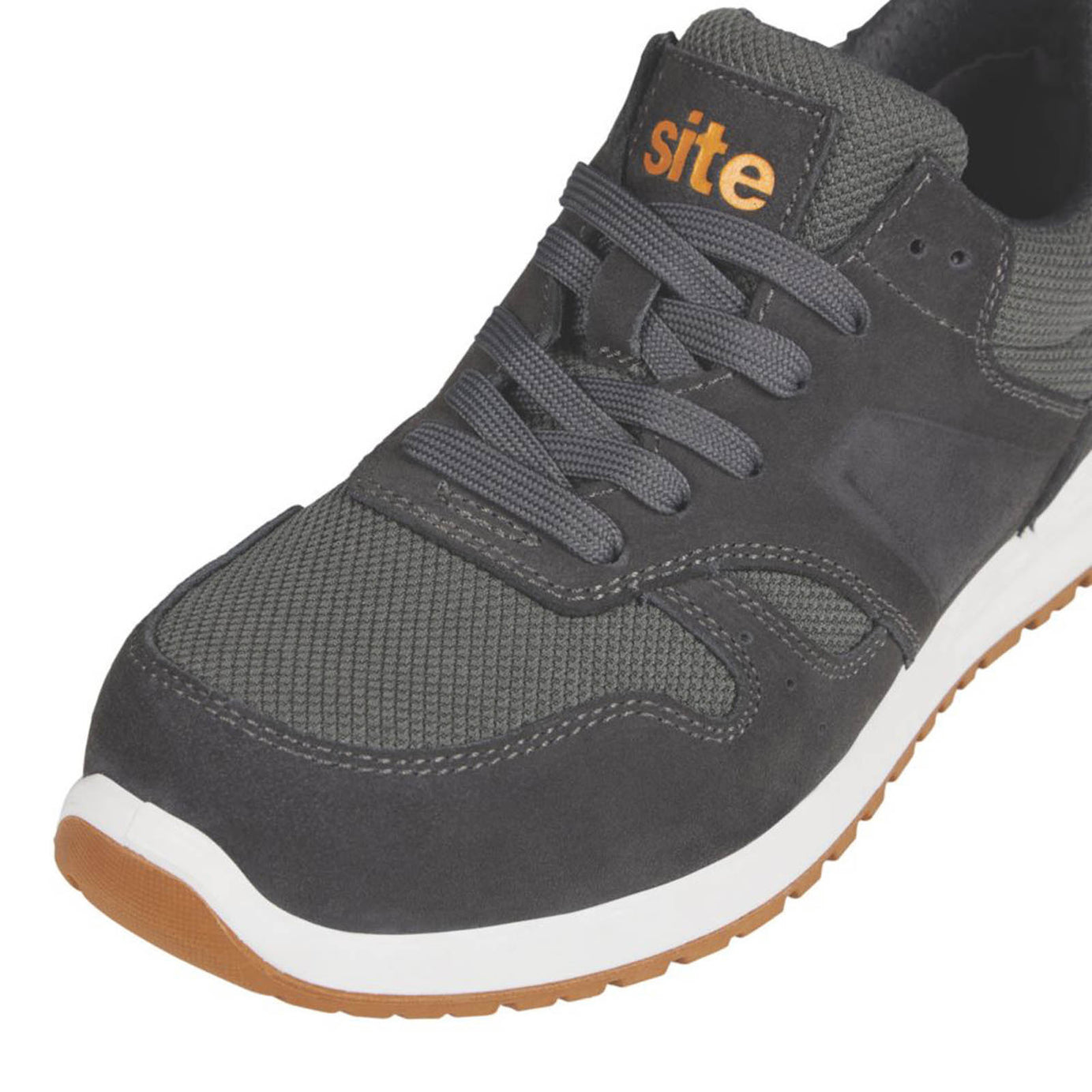 Site Safety Trainers Mens Lillak Wide Fit Grey Work Shoes Composite Toe Size 11 - Image 3