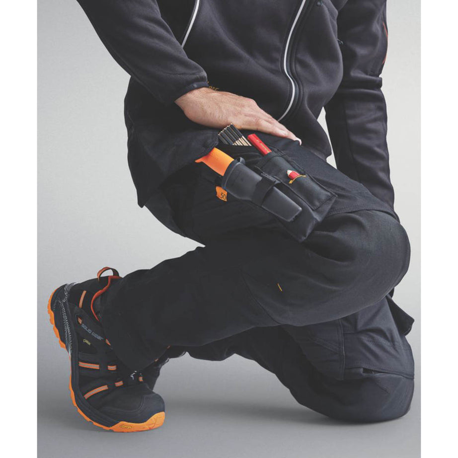 Snickers Work Trousers Mens Slim Fit Black Stretch Multi Pockets Cargo 41"W 32"L - Image 3