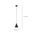 Pendant Ceiling Light Black Steel Round Shade Dining Room Modern Industrial - Image 3