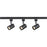 Track Lighting Kit Spotlight Ceiling 1m Round Shape Black Adjustable GU10 - Image 1