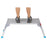 Mac Allister Work Platform Step Stool Aluminium Anti-Slip Foldable 470x900mm - Image 2