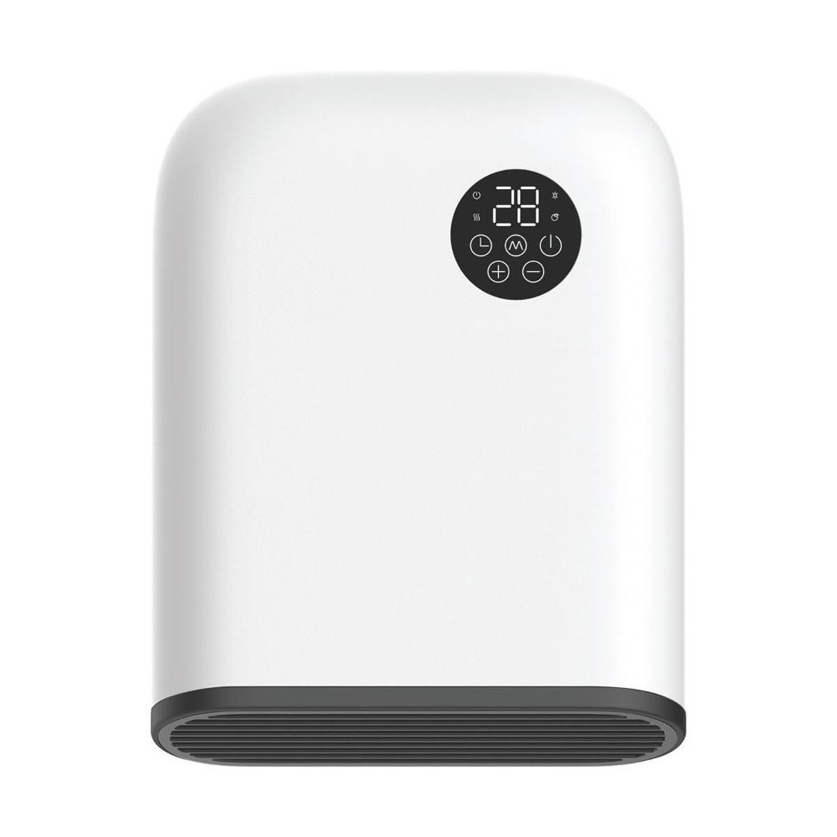 TCP Fan Heater Electric Wall-Mounted Vertical White 2000W - Image 1