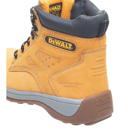 DeWalt Safety Boots Mens Wide Fit Honey Leather Work Shoes Steel Toe Size 9 - Image 5