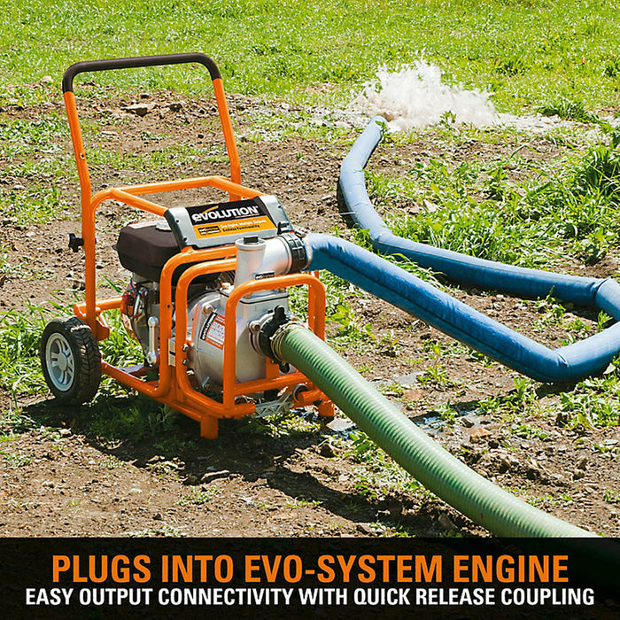 Evolution Dirty Water Pump EVO-System DWP1000 Cast Iron Impellor Lightweight - Image 4