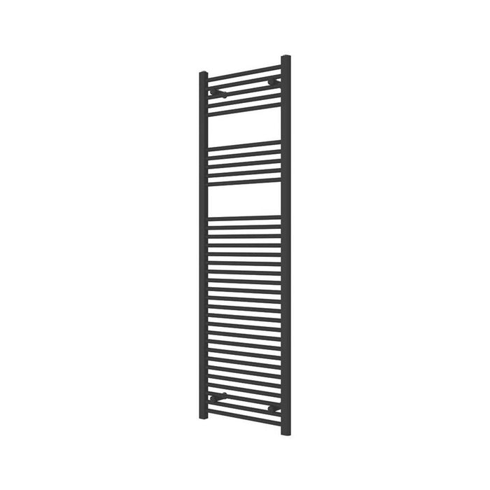 Bathroom Towel Rail Radiator Warmer Black Mild Steel Lightweight 1600x500mm - Image 1