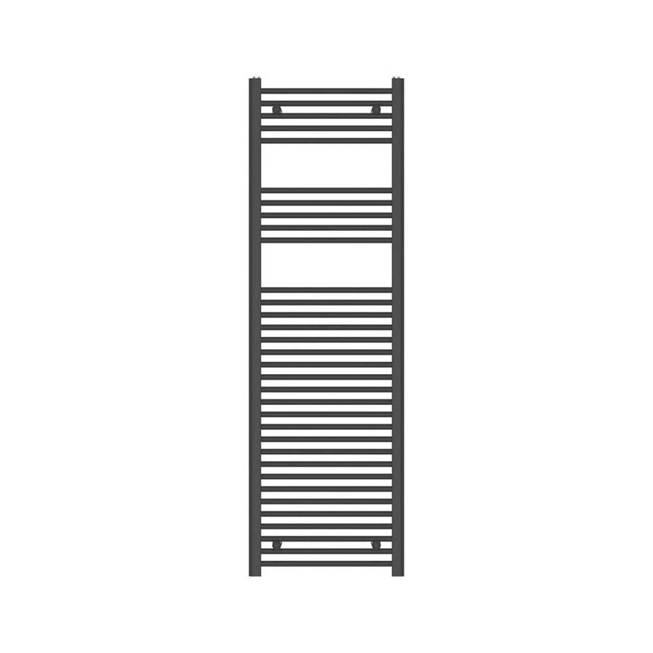 Bathroom Towel Rail Radiator Warmer Black Mild Steel Lightweight 1600x500mm - Image 2