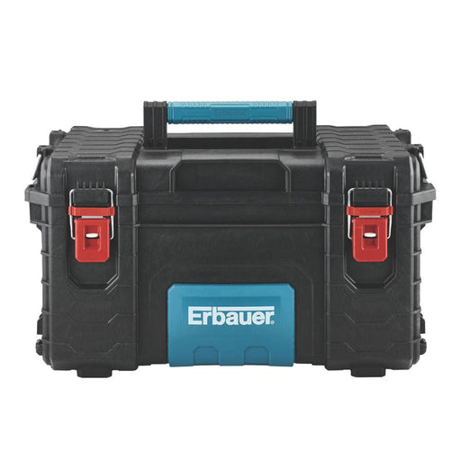 Erbauer Tool Box Chest Storage Heavy Duty Carrying Handle Tray Lockable 36L - Image 1