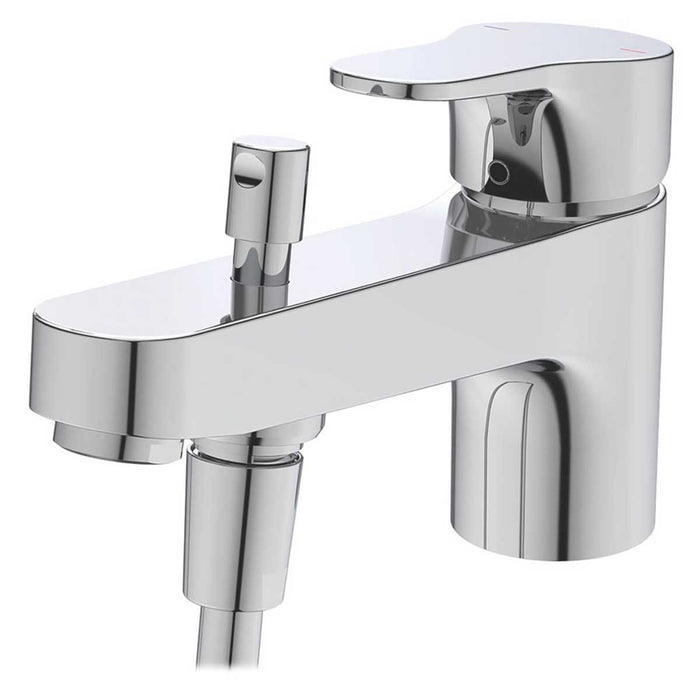 Bath Filler Tap And Shower Mixer Set Hand Held Single Lever Chrome Bathroom - Image 2