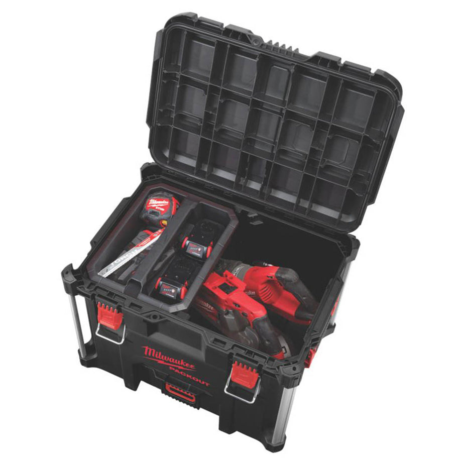 Milwaukee Tool Box XL PACKOUT Storage Portable Organiser Tray Plastic 15.5" - Image 3