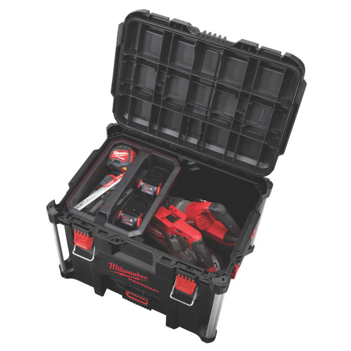 Milwaukee Tool Box XL PACKOUT Storage Portable Organiser Tray Plastic 15.5" - Image 3