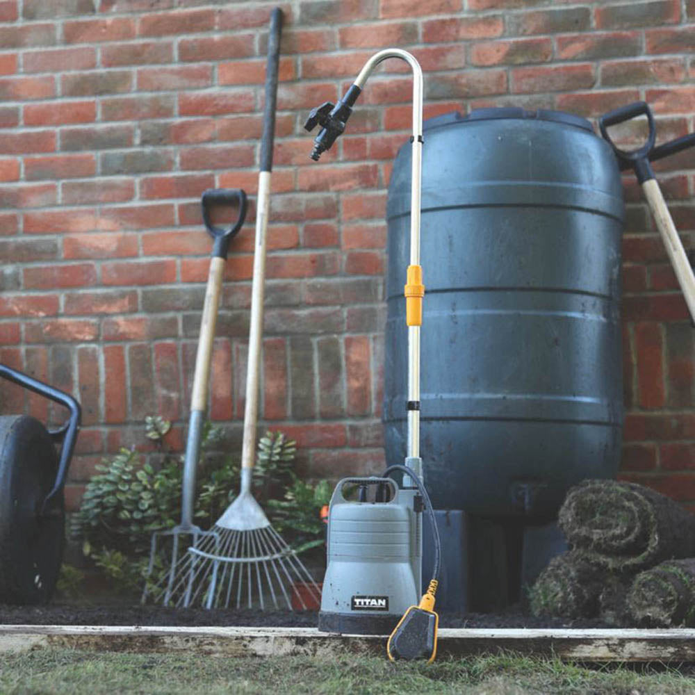 Titan Water Butt Pump Float Switch Push Fit 110W 240V Quick Release Connector - Image 2