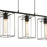 Pendant Ceiling Light 3 Way Multi Arm Black Kitchen Dining Industrial Modern - Image 2