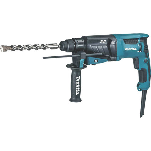 Makita Rotary Hammer Drill SDS Plus Corded Electric Powerful Side Handle 800W - Image 1