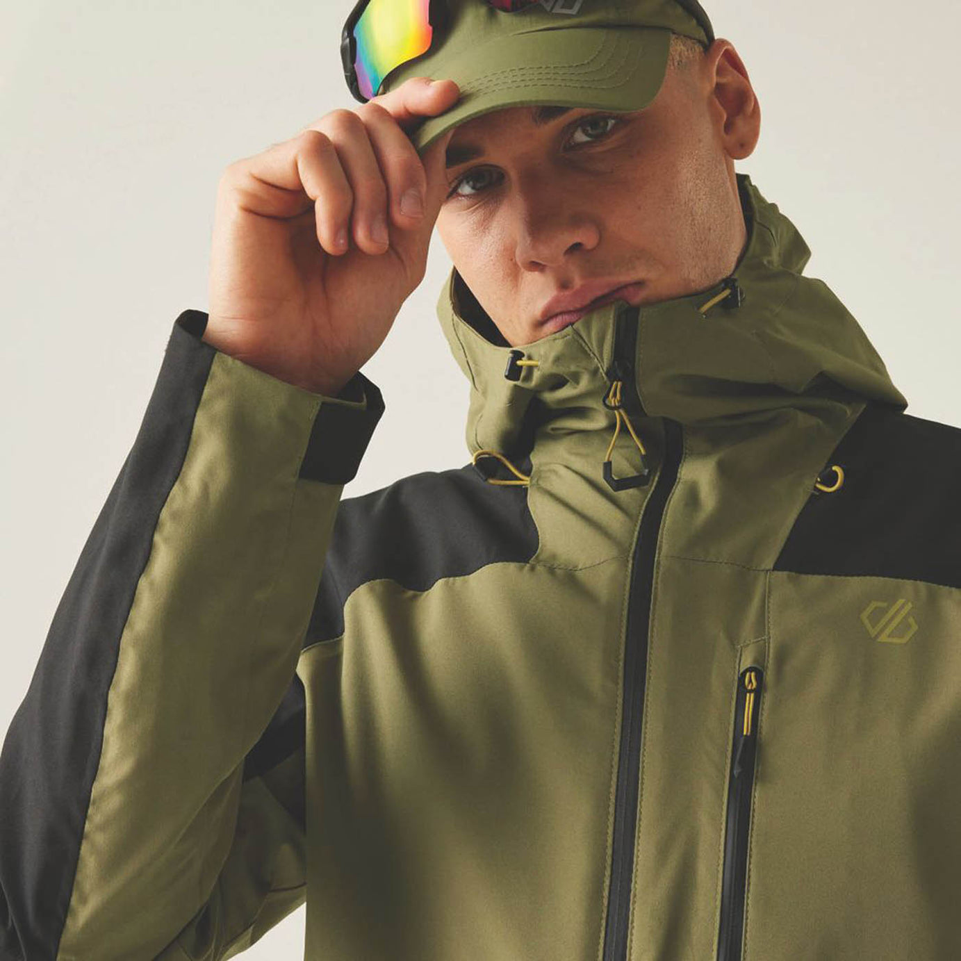 Dare 2B Torrek II Waterproof & Breathable Jacket Martini Olive / Black Large Size 61" Chest - Image 4