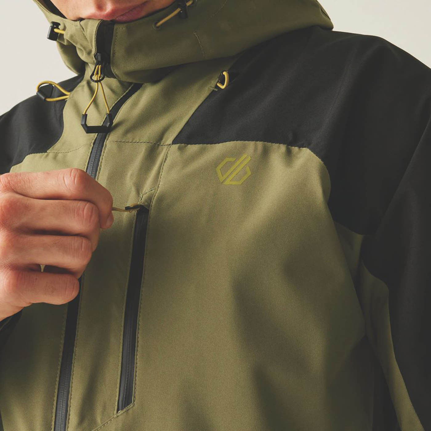 Dare 2B Torrek II Waterproof & Breathable Jacket Martini Olive / Black Large Size 61" Chest - Image 6