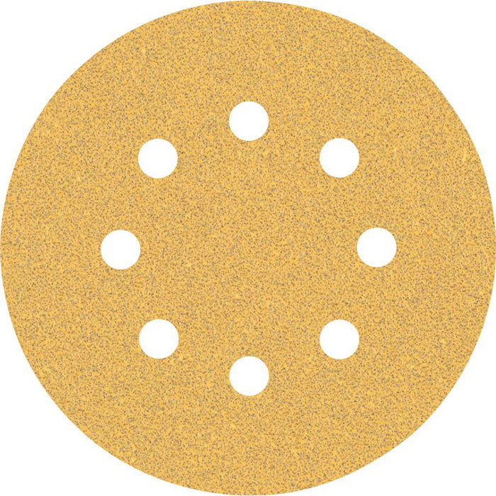 Bosch Expert Sanding Discs Wood C470 60 Grit 8-Hole Punched 125mm 50 Pack - Image 1