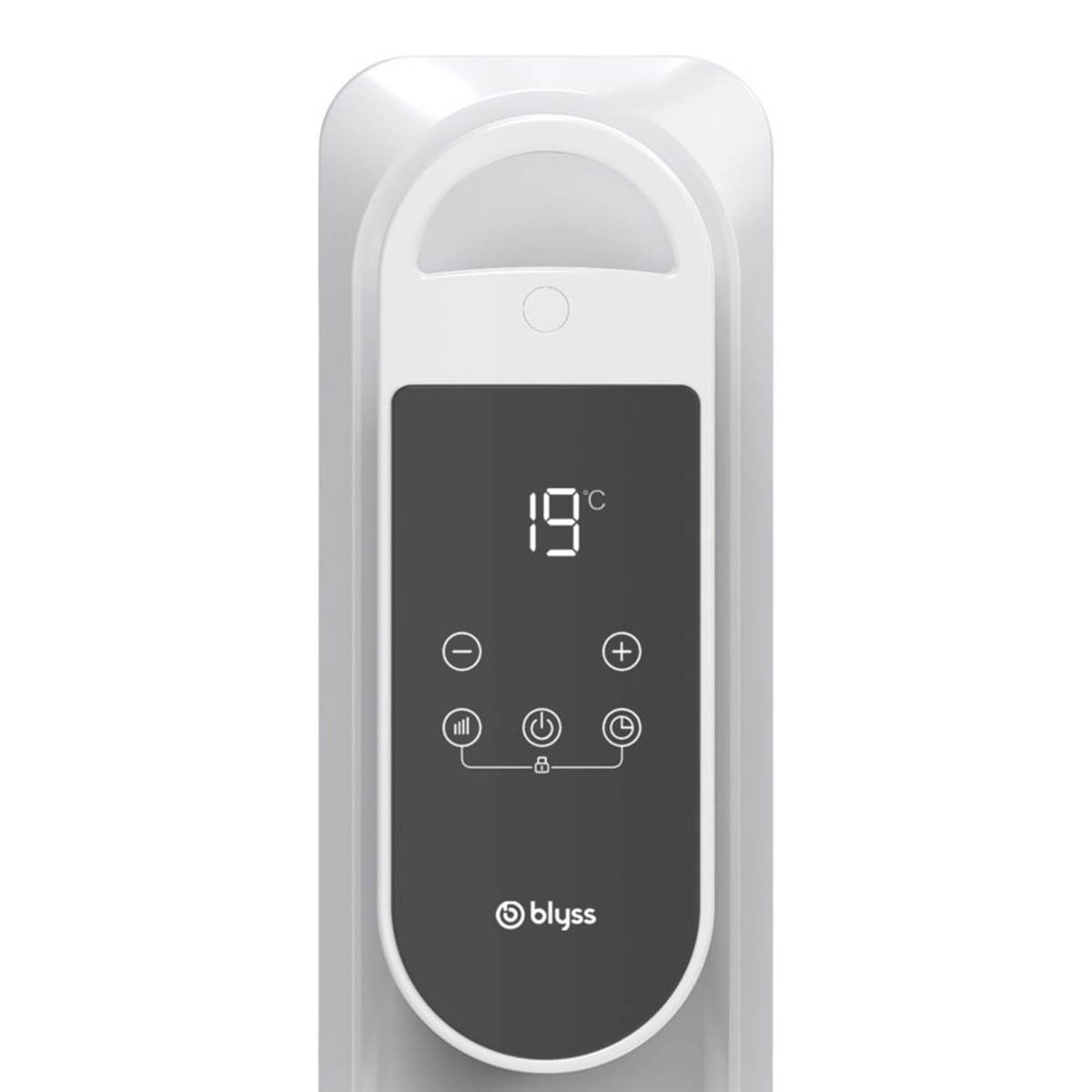 Blyss Oil-Filled Radiator Electric1500W Portable  White 3 Heat Settings - Image 5