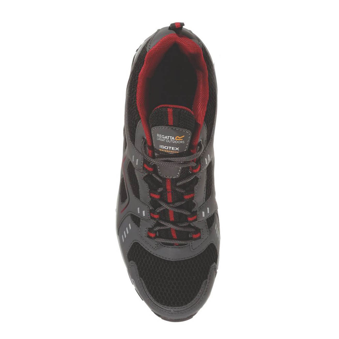 Regatta Vendeavour Size 11  Granite / Rio Red Waterproof  Non Safety Trainers - Image 5